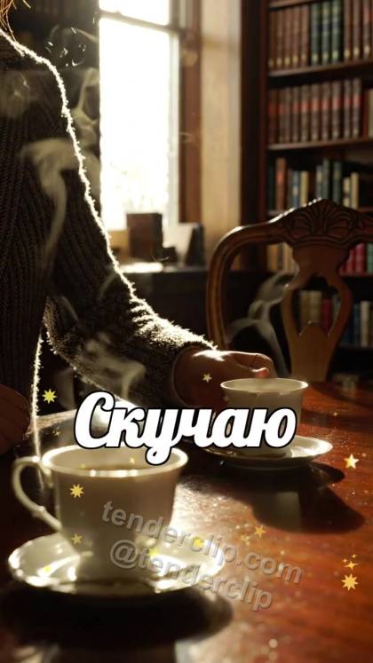 Скучаю: вторая чашка ждёт на столе