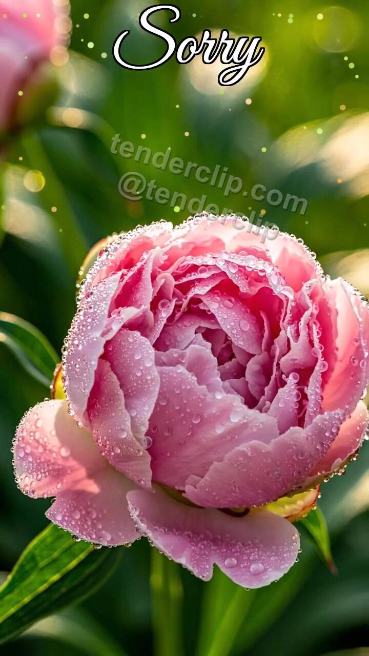 Sorry: flower bud opens