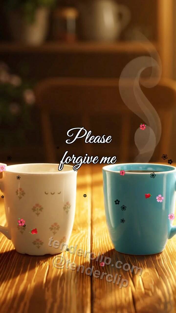 Please forgive me: two cups come together again