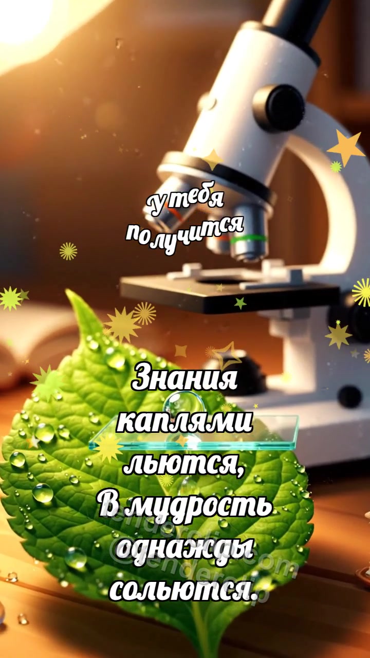 У тебя получится: Микроскоп ловит росу