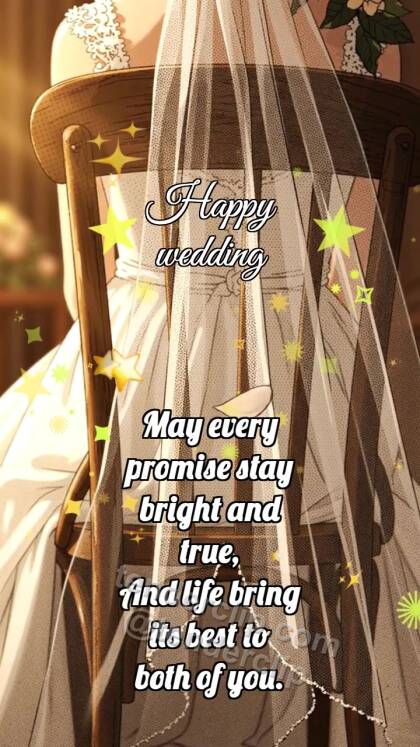 Happy wedding: Veil Catches Petal