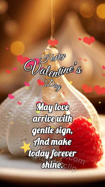 Happy Valentine’s Day: Meringue Melts Heart