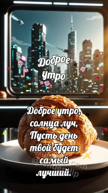 Доброе утро: Круассан раскрывает слой