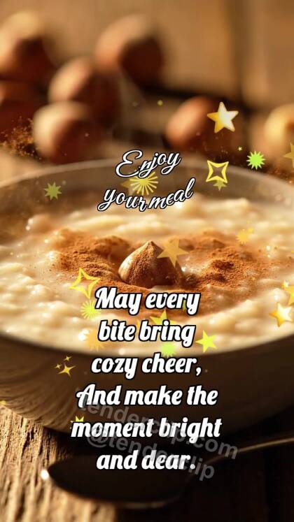 Enjoy your meal: Porridge Welcomes Nut