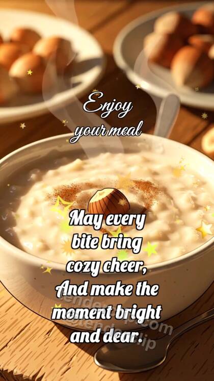 Enjoy your meal: Porridge Welcomes Nut