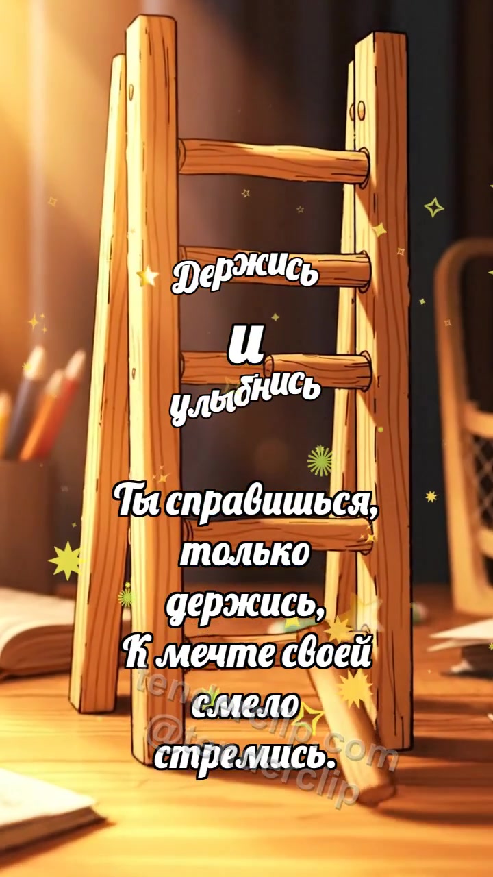 Держись и улыбнись: Лесенка принимает ступень