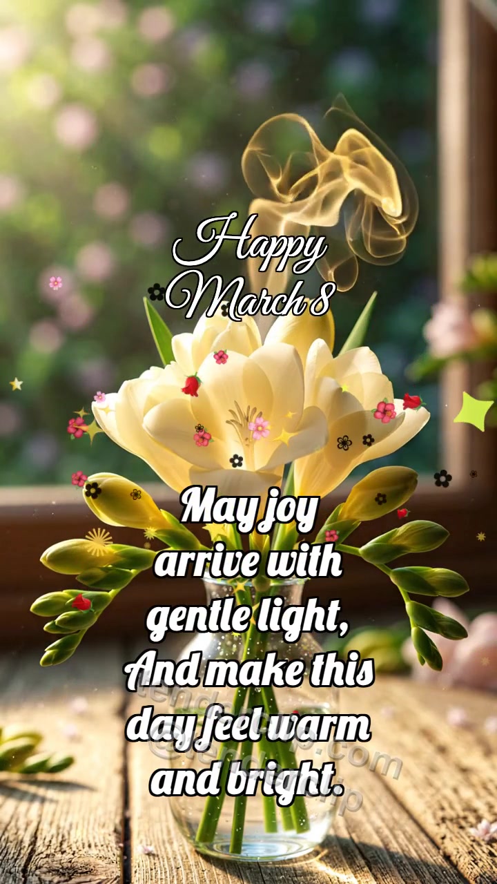 Happy March 8: Freesia Releases Scent