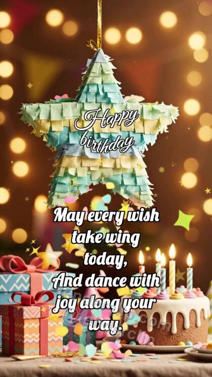 Happy birthday: Piñata Drops Confetti