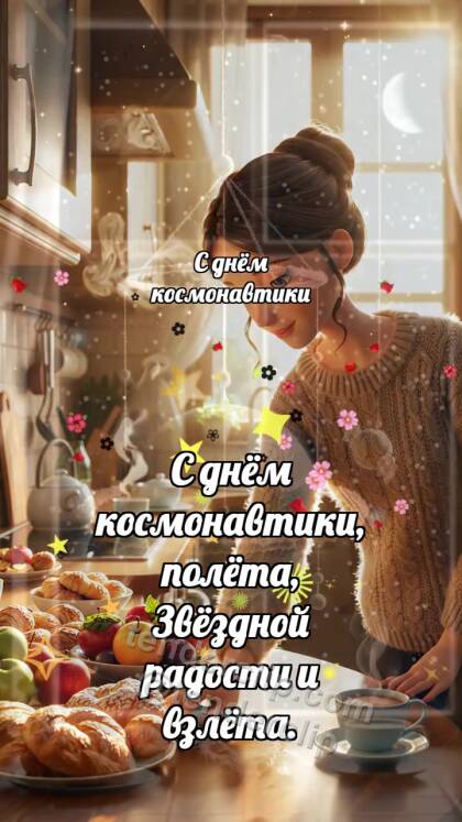 С днём космонавтики: Планета качает спутник