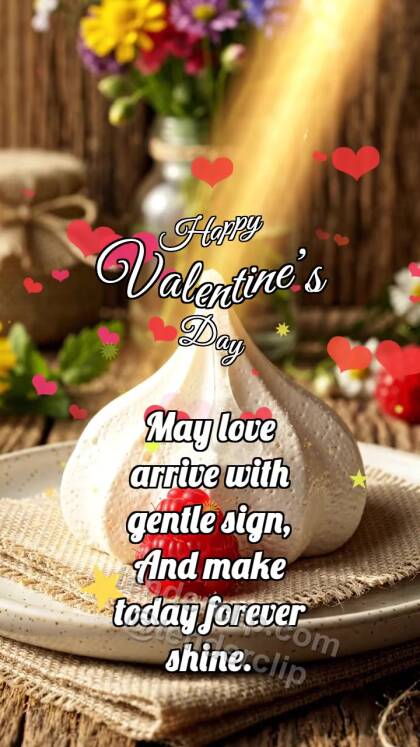 Happy Valentine’s Day: Meringue Melts Heart