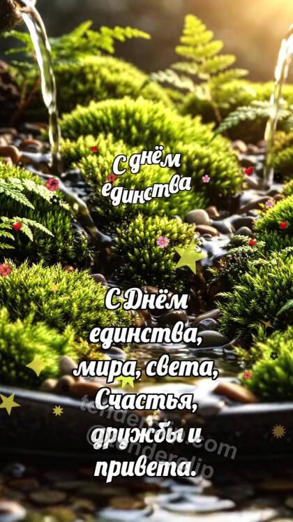 С днём единства: Ручейки встречаются вместе