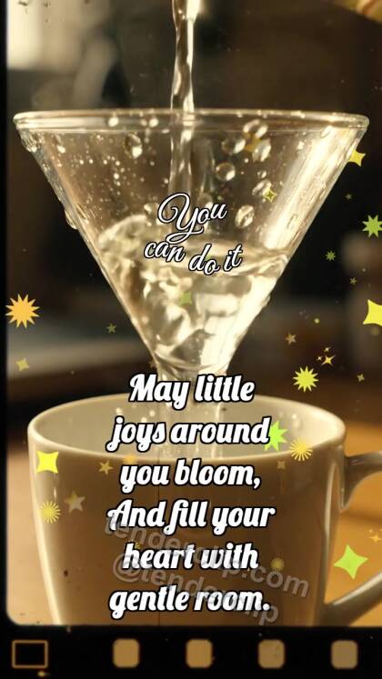 You can do it: Funnel Gathers Drops