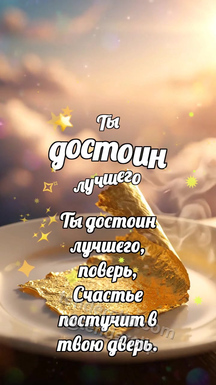Ты достоин лучшего: Золотой лист поднимается