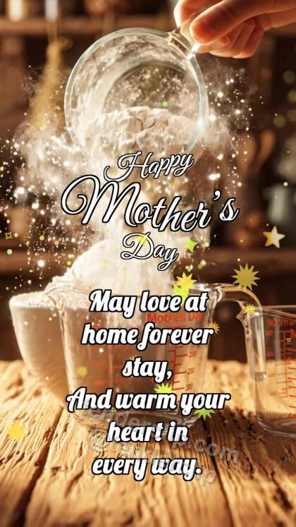 Happy Mother’s Day: Measuring Cup Guards Flour