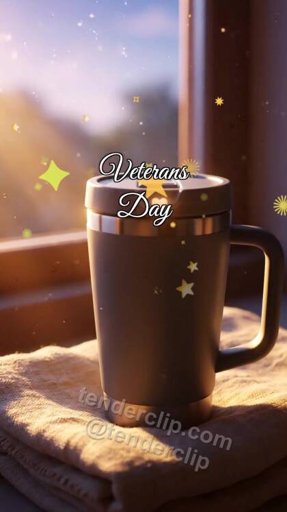 Veterans Day: Travel Mug Holds Dawn