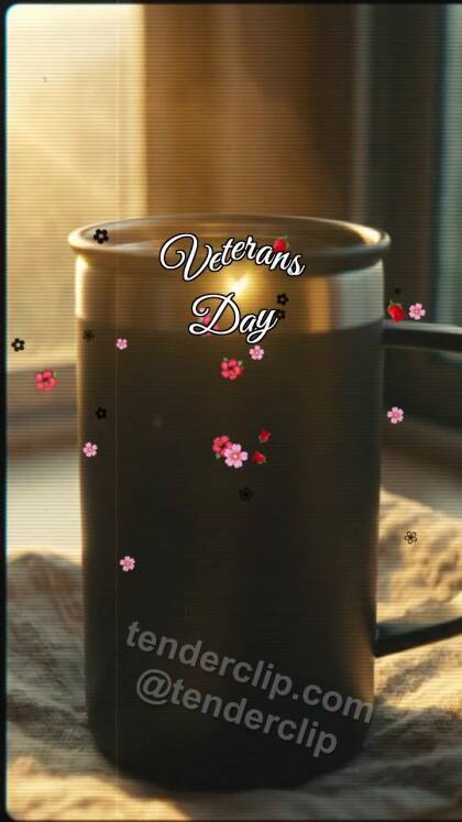 Veterans Day: Travel Mug Holds Dawn