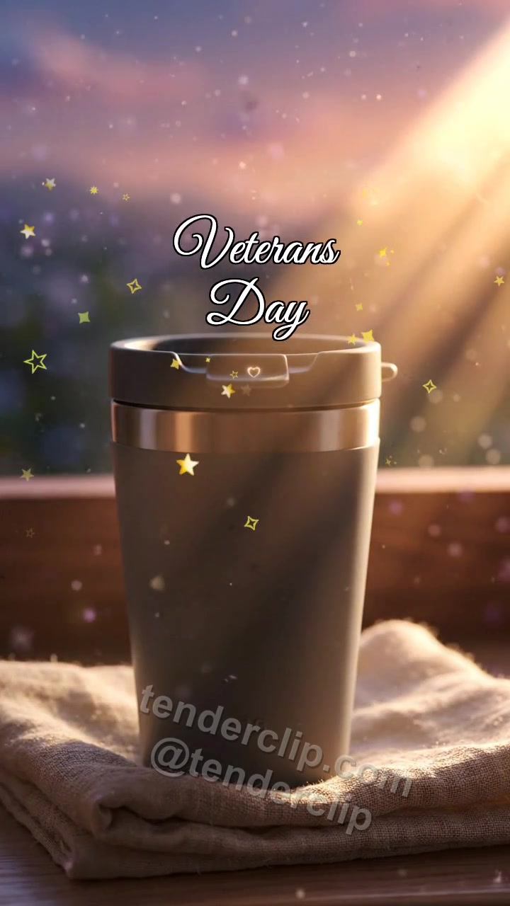 Veterans Day: Travel Mug Holds Dawn