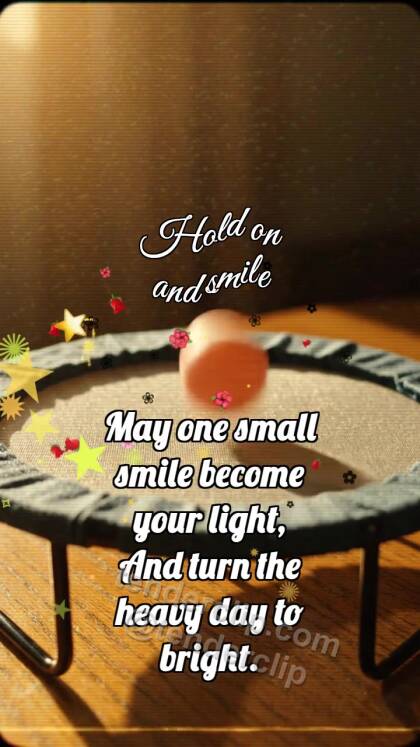 Hold on and smile: Trampoline Lifts Ball