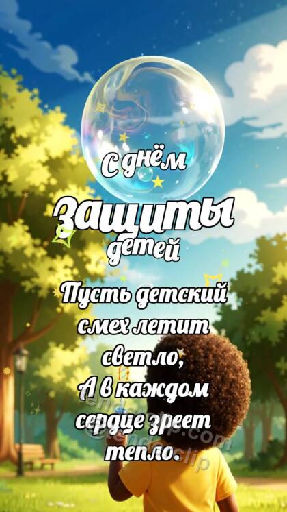 С днём защиты детей: Пузырь дарит корону