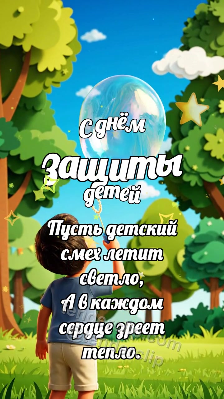С днём защиты детей: Пузырь дарит корону