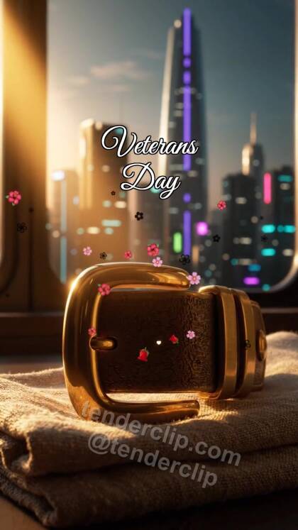Veterans Day: Brass Buckle Meets Dawn