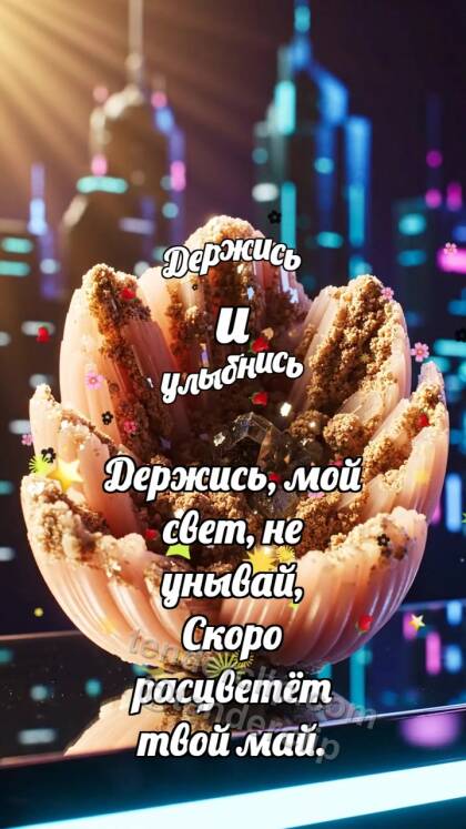 Держись и улыбнись: Песчаная роза раскрывается