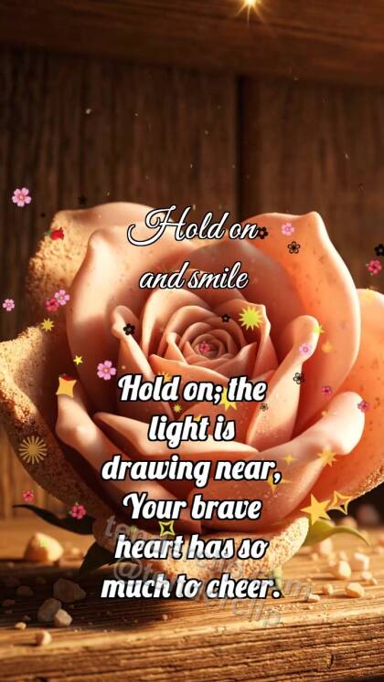 Hold on and smile: Desert Rose Opens