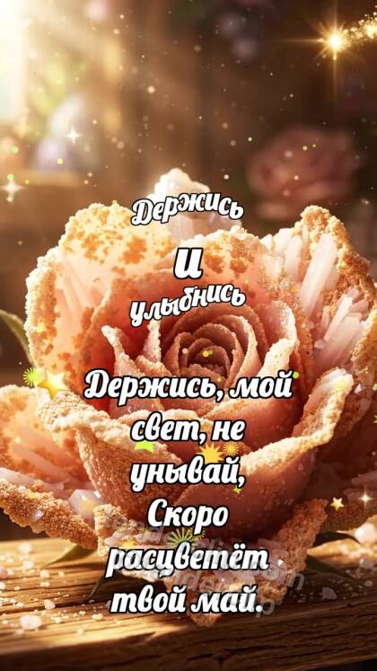 Держись и улыбнись: Песчаная роза раскрывается