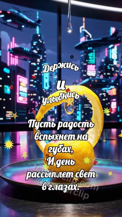 Держись и улыбнись: Юдзу отпускает каплю