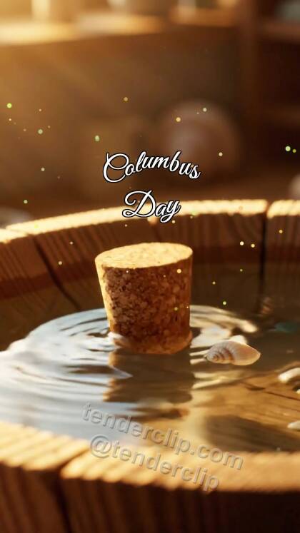Columbus Day: Cork Float Rocks