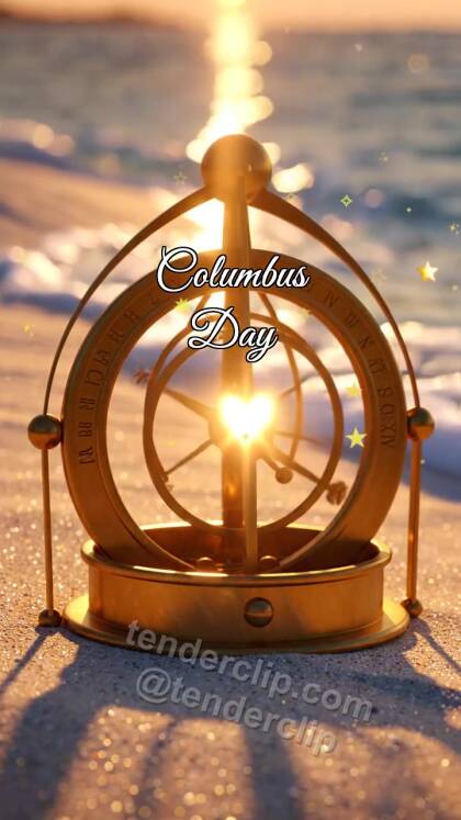 Columbus Day: Astrolabe Catches Sun