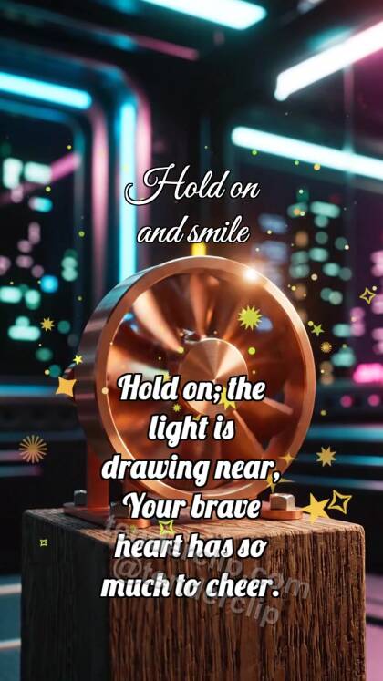 Hold on and smile: Copper Turbine Spins