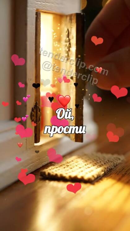 Ой, прости: маленькая дверь выпускает свет