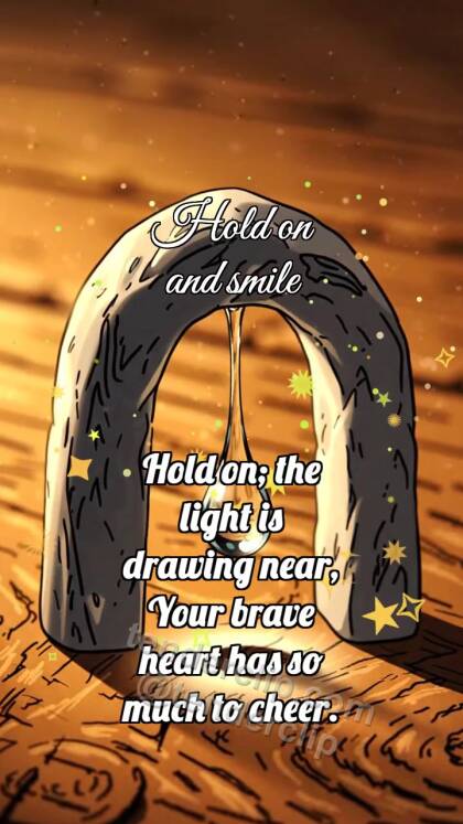 Hold on and smile: Stone Arch Holds Drop