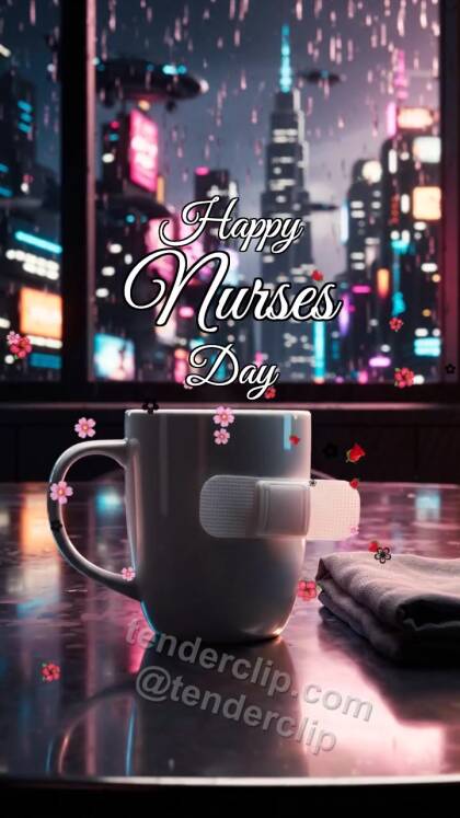 Happy Nurses Day: Bandage Hugs Mug