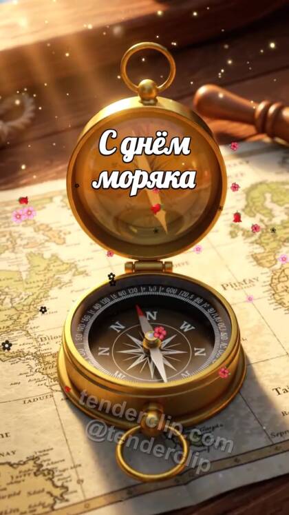 С днём моряка: Компас ловит луч