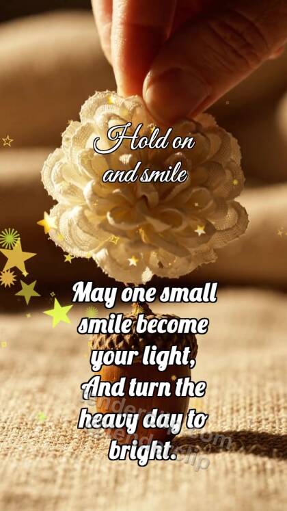 Hold on and smile: Cream Rosette Crowns Acorn