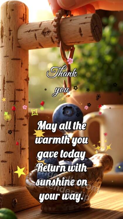 Thank you: Alder Hoist Lifts Blueberry