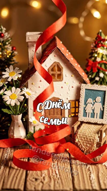 С Днём семьи: лента исправляет украшение