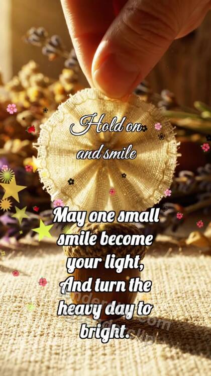 Hold on and smile: Cream Rosette Crowns Acorn