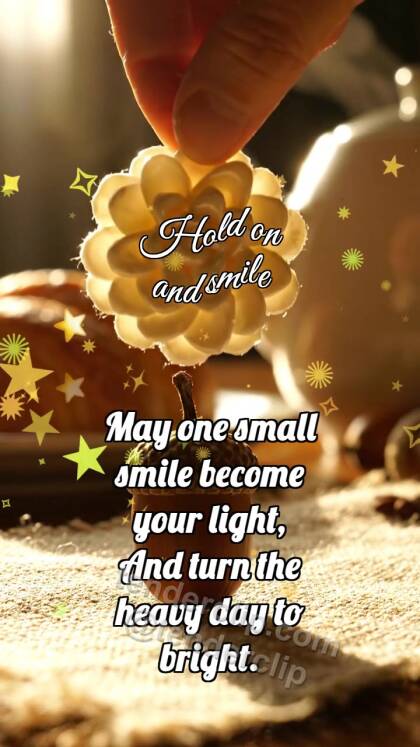 Hold on and smile: Cream Rosette Crowns Acorn