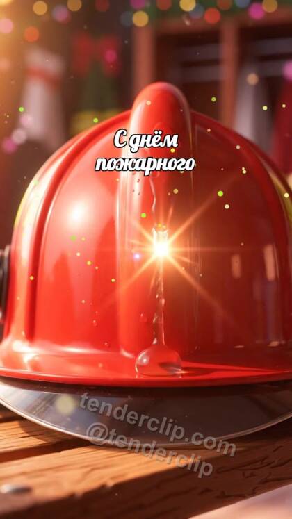С днём пожарного: Капля блестит на шлеме