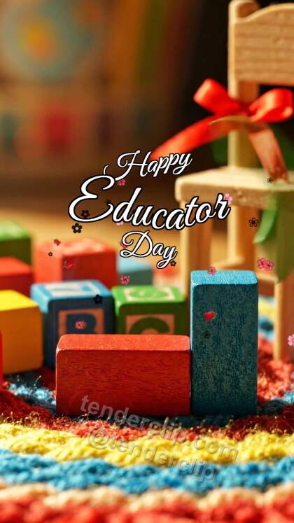 Happy Educator Day: Blocks Build Arch