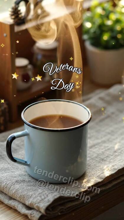 Veterans Day: Field Mug Meets Dawn