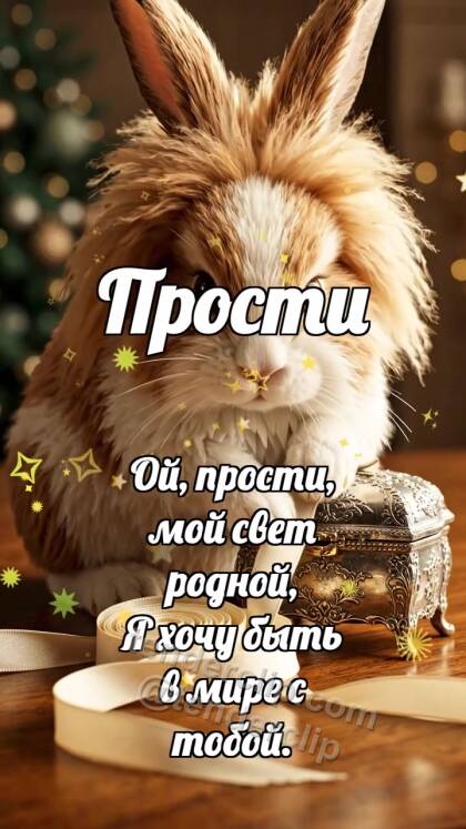 Прости: Зайчик возвращает подарок