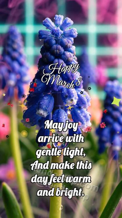 Happy March 8: Muscari Opens Drop