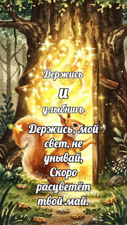 Держись и улыбнись: Белочка открывает шанс