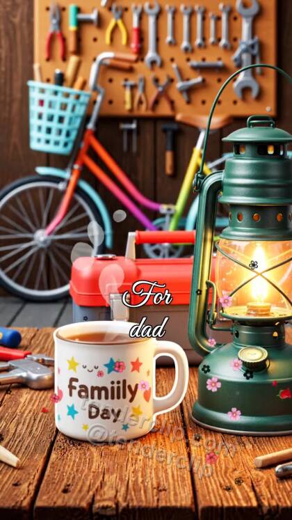 For dad: tea moves closer