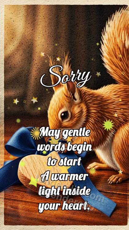 Sorry: Squirrel Returns Gift