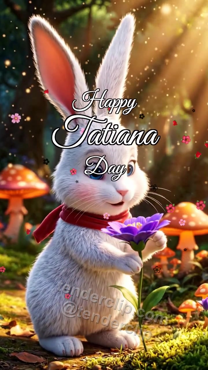 Happy Tatiana Day: Bunny Brings Violet